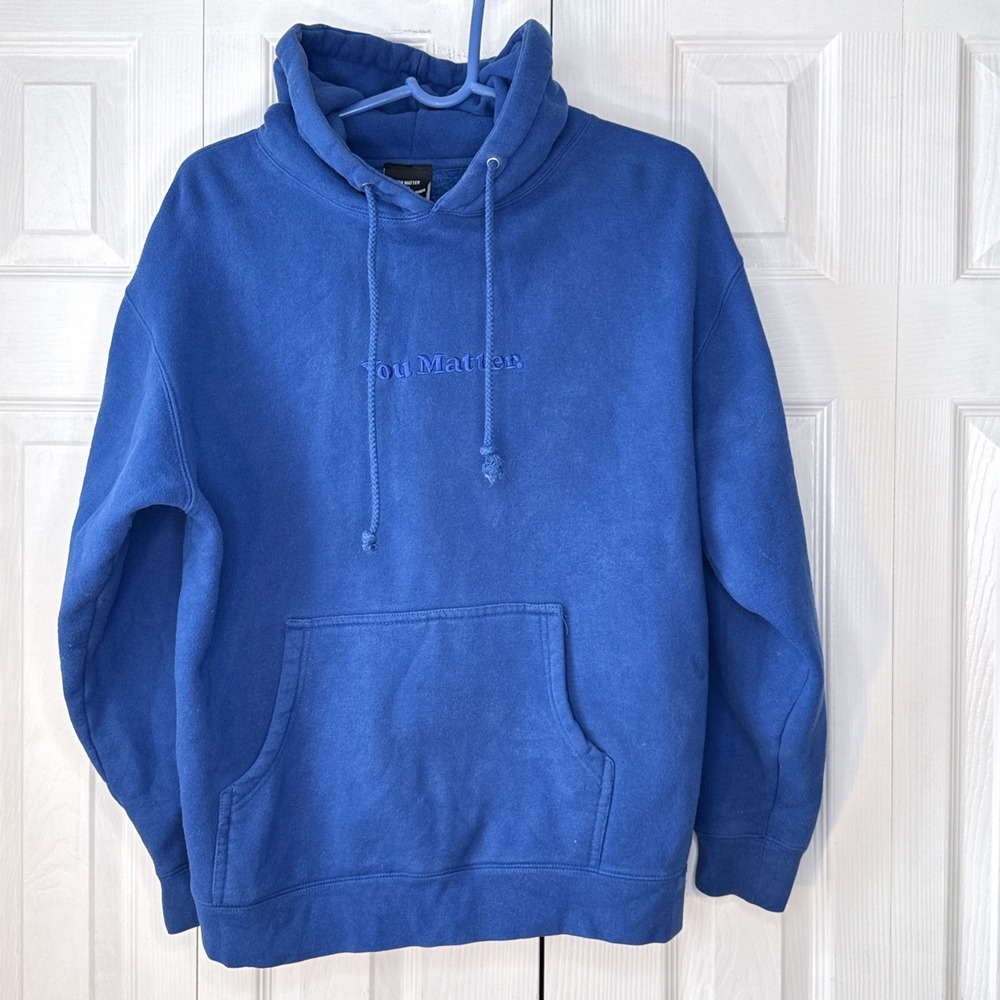 You Matter By Demetrius‎ Harmon Blue You Matter Hoodie Royal Blue SZ M